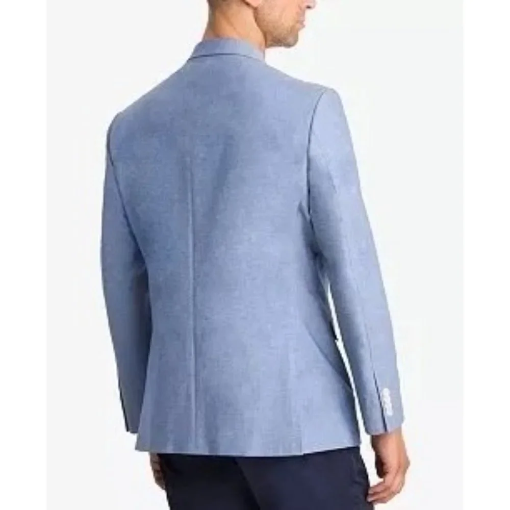 Lauren Ralph Lauren Men's Linen Sport Coat, Jacket, Blazer Lite Blue Size 40R - Picture 4 of 17